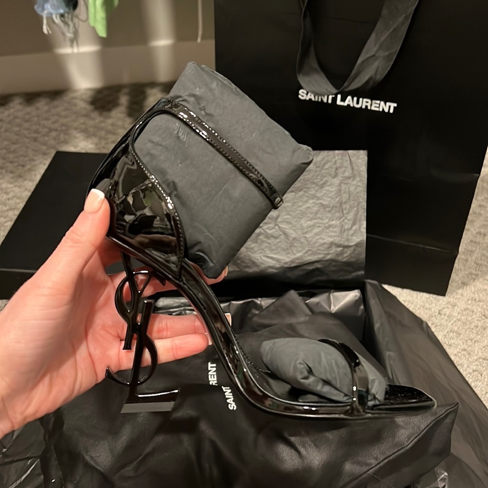 Brand New, Never Worn YSL Opyum Heels. Size 36